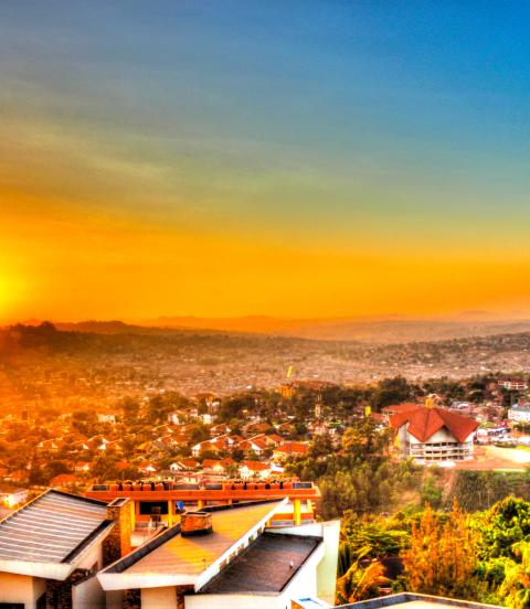 Sunset captured from Naguru